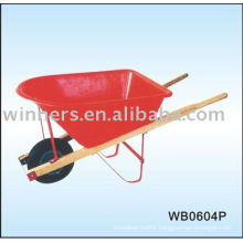 wooden handle large industrial wheelbarrow